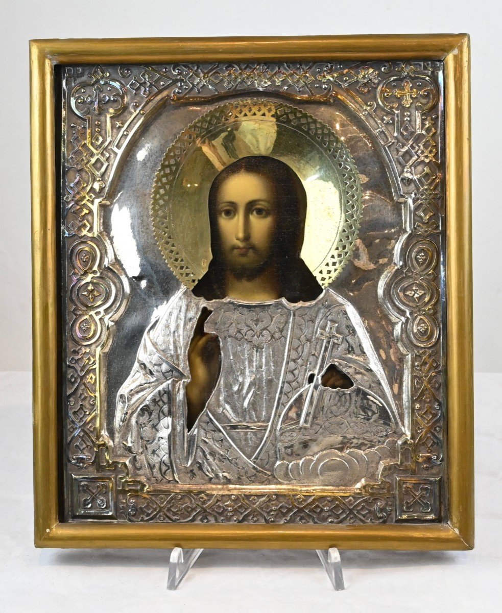 Icona Russa - Cristo Salvador Mundi - Mosca seconda metà XIX secolo